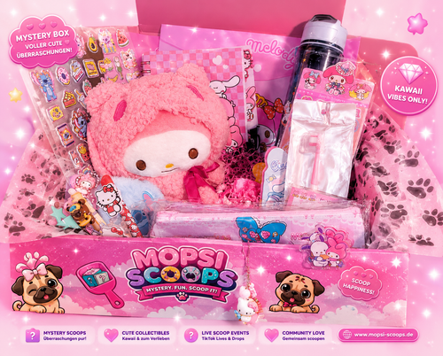 Cute Scoop – Kawaii Mystery Box mit Cute Collectibles & Überraschungen